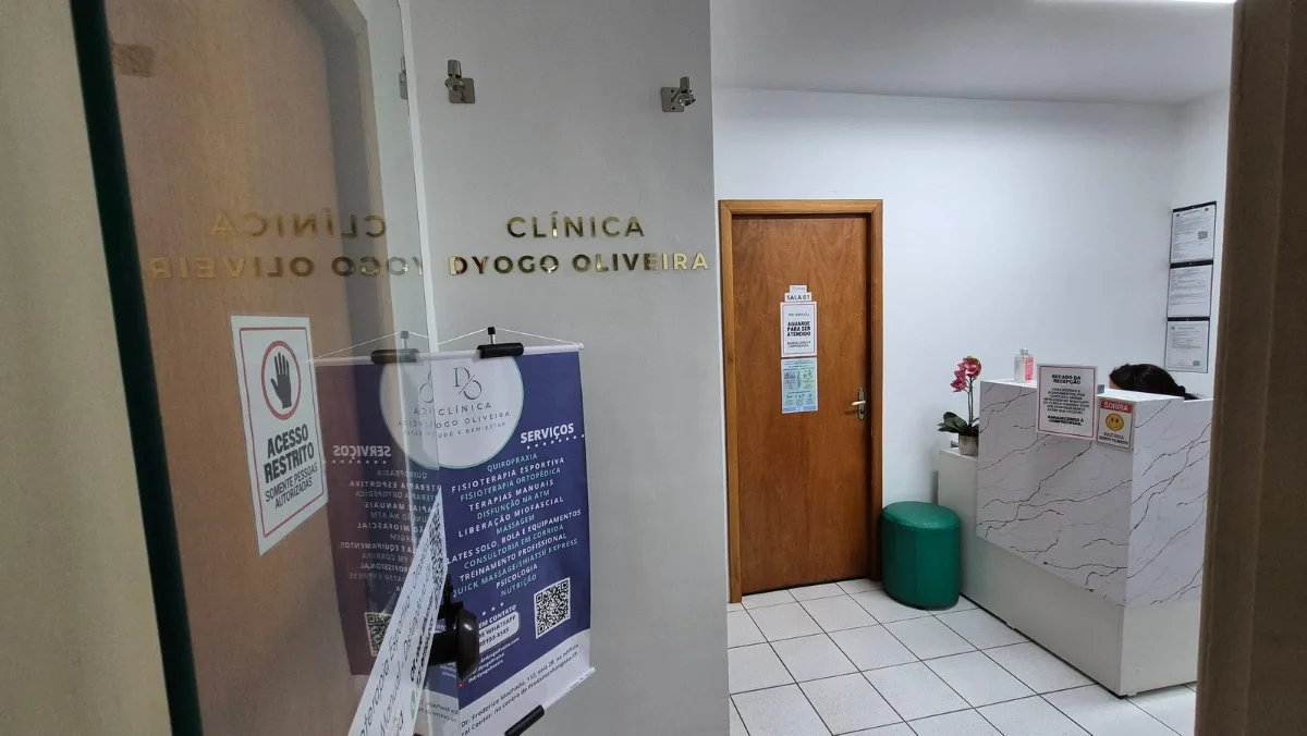 Recepção da Clínica Dyogo Oliveira
